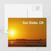 San Diego, CA-Briefkaart Briefkaart (Voorkant / Achterkant)