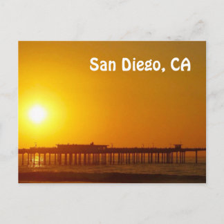 San Diego, CA-Briefkaart Briefkaart