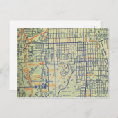 San Diego, CA Carte Vintage (Devant / Derrière)