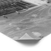 San Diego, CA City Uitzicht US Grant Hotel Poster (Hoek)