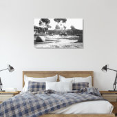 San Diego, CA Old Town Plaza Uitzicht Foto Canvas Afdruk (Insitu (Slaapkamer))