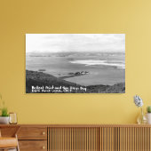 San Diego, CA-Uitzicht van Ballast Point en Bay Canvas Afdruk (Insitu (Woonkamer))