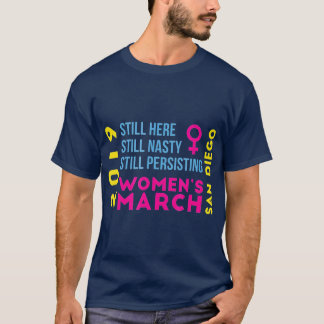 San Diego CA Womens March 2019 Nasty T-shirt