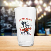 San Diego California Beach Funny San Diego Glas