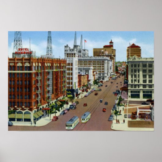 San Diego California Broadway Poster (Voorkant)