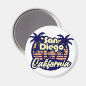 San Diego California Magneet (Voorkant / Achterkant)
