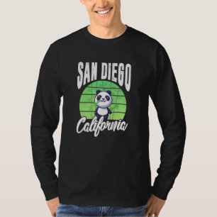 San Diego California Panda Ca Cali State Reizen na T-shirt