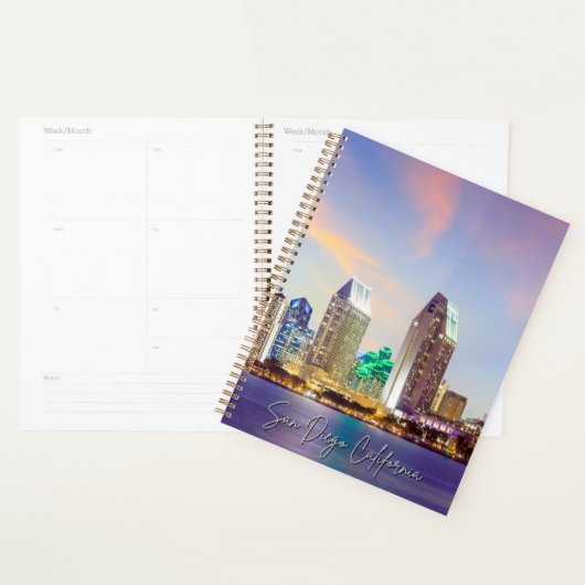 San Diego California Skyline Calendar Planner (Display)