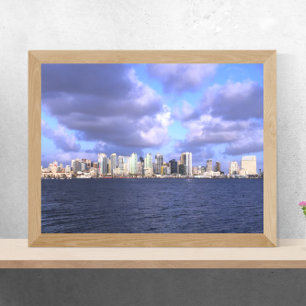 San Diego California Skyline-foto Poster