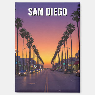 San Diego California Sunset Magneet