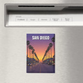 San Diego California Sunset Magneet (Insitu (Vaatwasser))