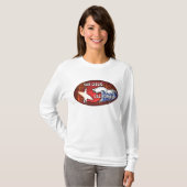 San Diego California surfer art dames sweat - shir (Devant entier)