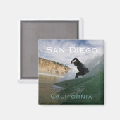 San Diego California Surfing Aimants Fridge (Recto/Verso)
