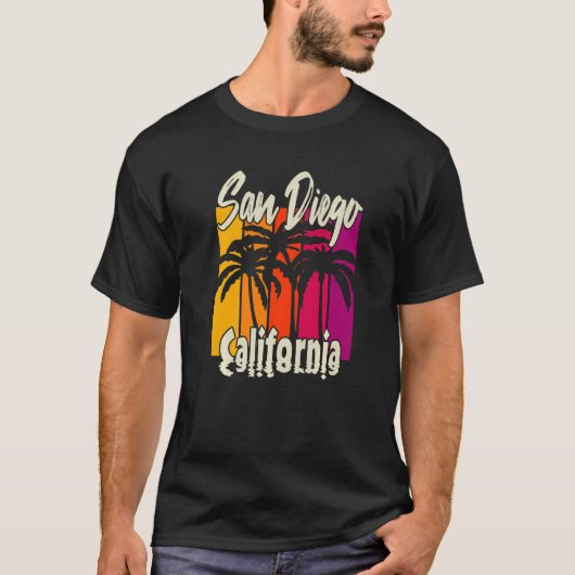 San Diego California T-shirt (Voorkant)