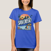 San Diego California T-shirt (Voorkant)