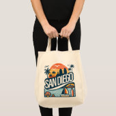 San Diego California Tote Bag (Voorkant (product))