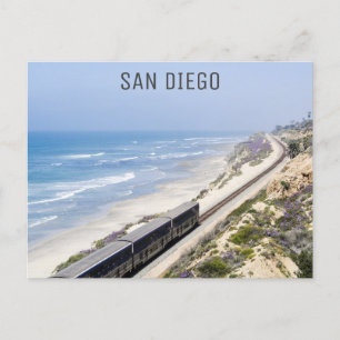 San Diego California trein reizen foto Briefkaart