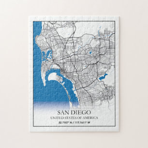 San Diego California, Verenigde Staten: Travel Cit Legpuzzel