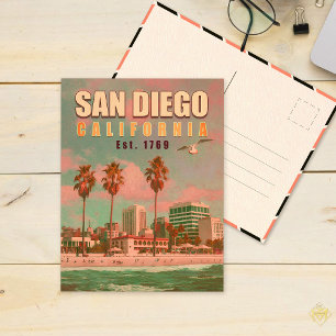 San Diego California Vintage Souvenirs jaren 1950 Briefkaart