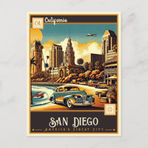 San Diego, Californië Briefkaart