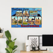 San Diego Californië  groot Briefkaart Poster (Thuiskantoor)