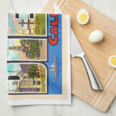 San Diego Californië  groot Briefkaart Theedoek (Quarter Fold)