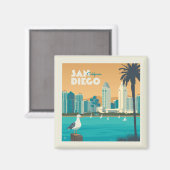 San Diego, Californië Magneet (Voorkant / Achterkant)