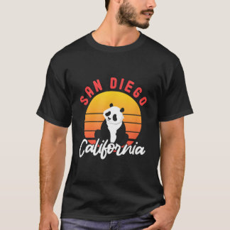 San Diego Californië Panda Beer T-shirt