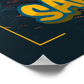 San Diego, Californië -  stijl Poster (Hoek)