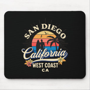 San Diego Californië Strand Surfen Zomer Vakantie Muismat