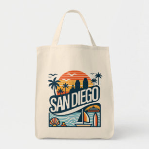 San Diego Californië Tote Bag