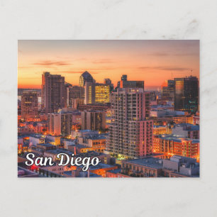 San Diego, Californië, Verenigde Staten Briefkaart