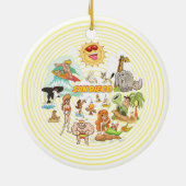 San Diego Cartoon Keramisch Ornament (Achterkant)