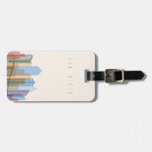 San Diego City Skyline Bagagelabel (Voorkant horizontaal)