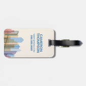 San Diego City Skyline Bagagelabel (Achterkant horizontaal)