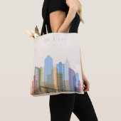 San Diego City Skyline Tote Bag (Dichtbij)