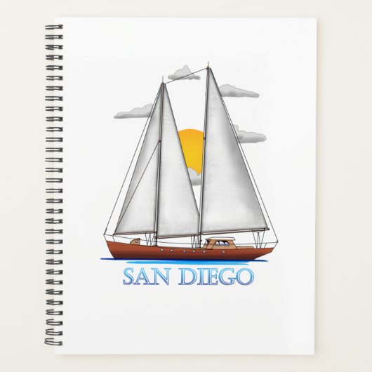 San Diego Coastal Nautical Sailing Sailor (Devant)