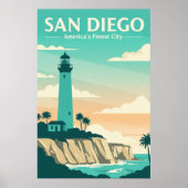  San Diego, de mooiste stad van Amerika Poster (Voorkant)