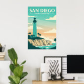  San Diego, de mooiste stad van Amerika Poster (Thuiskantoor)