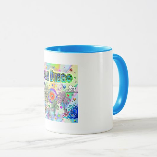 San Diego Deep Dream Mug (Devant droit)