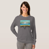 San Diego Design - Basic T-shirt met lange mouwen (Voorkant volledig)