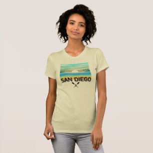 San Diego Design - Dames Bella+Canvas Slim Fit T-s T-shirt