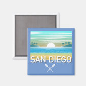 San Diego Design - Magnet Carré (Recto/Verso)