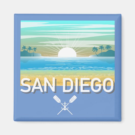 San Diego Design - Magnet Carré (Devant)
