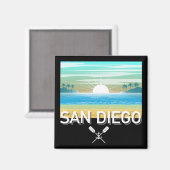 San Diego Design - Magnet Carré (Recto/Verso)