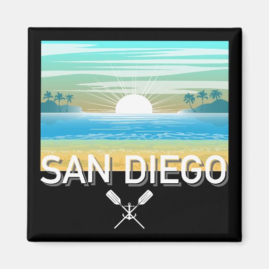 San Diego Design - Magnet Carré (Devant)