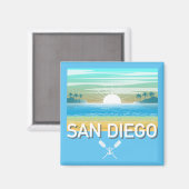 San Diego Design - Magnet Carré (Recto/Verso)