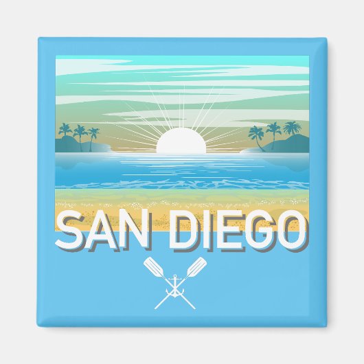 San Diego Design - Magnet Carré (Devant)