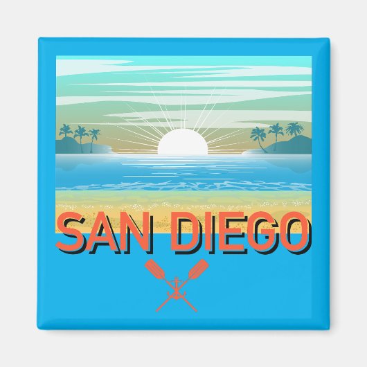 San Diego Design - Magnet Carré (Devant)