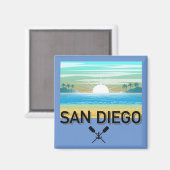 San Diego Design - Magnet Carré (Recto/Verso)